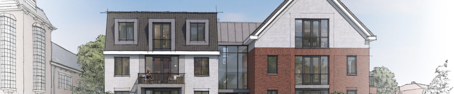 Nieuwbouw Het Witte Paard Impressie Ontwerp Gendt