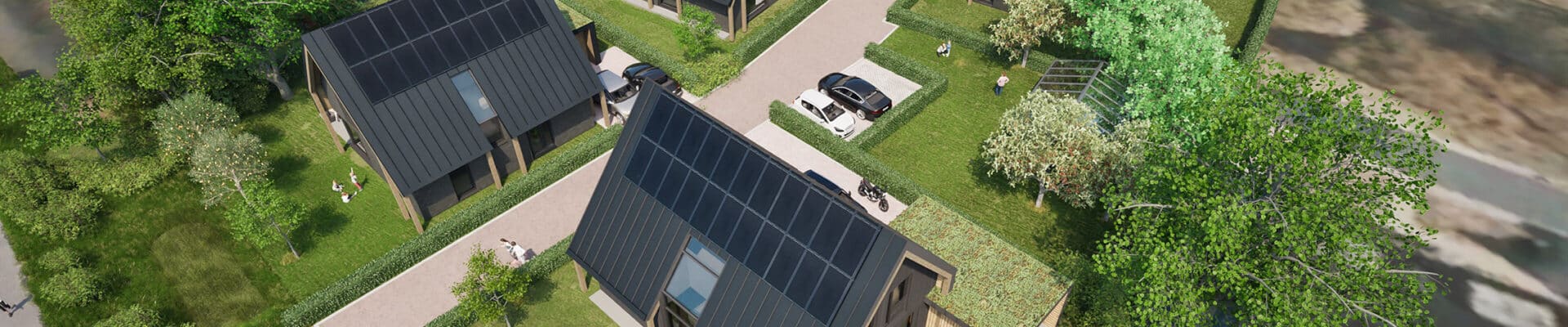Nova Terra Griftdijk-Noord impressie nieuwbouw 5 woningen te Nijmegen-Lent